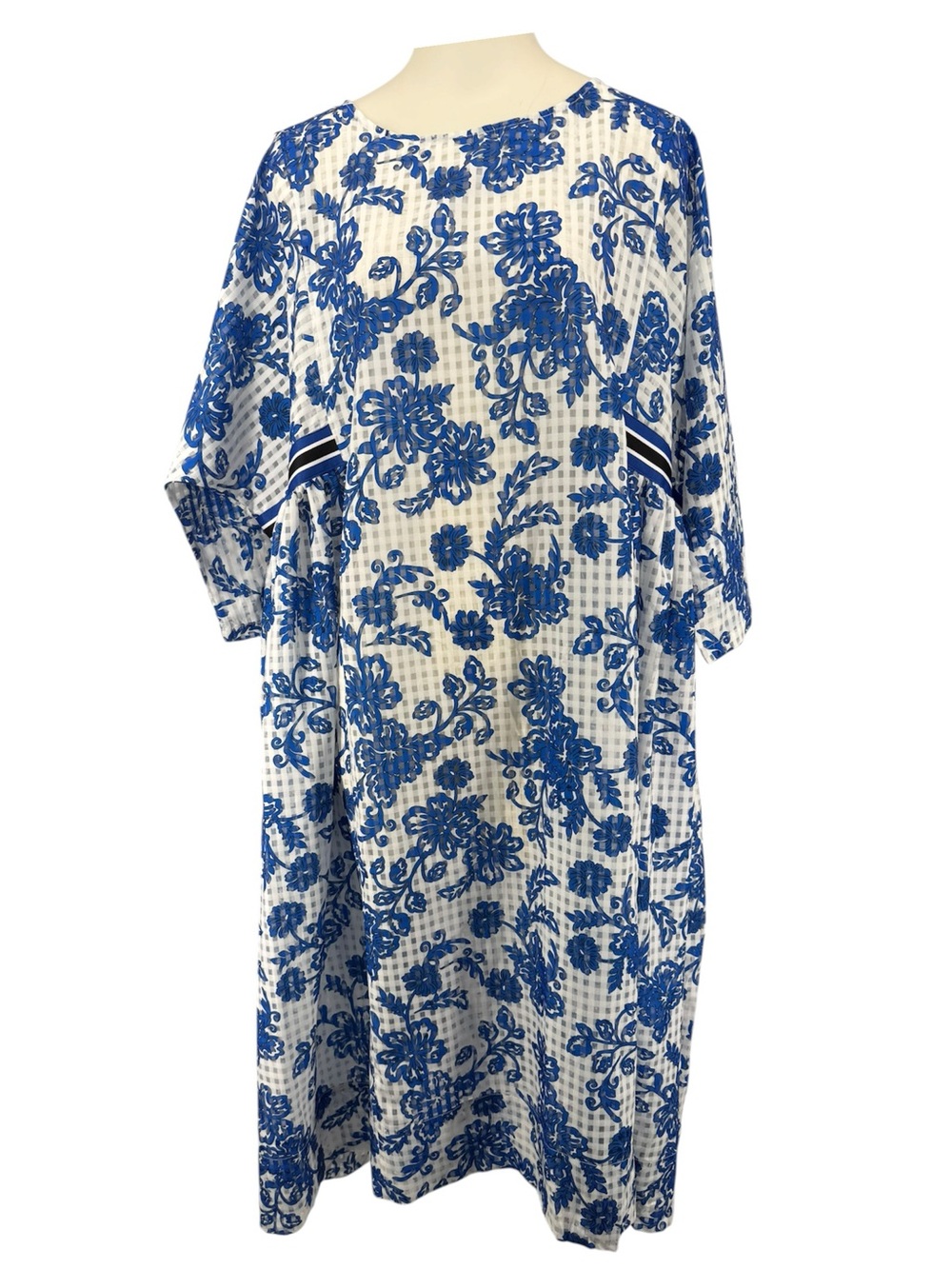 TRELISE COOPER Nice n Easy Window Pane Flower Dress